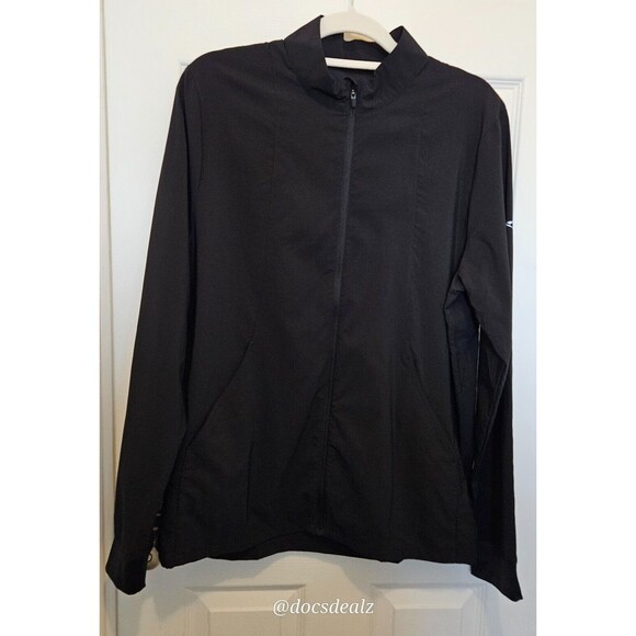 Reebok Speedwick Black Wind Jacket Running Carrera Men's Medium - Picture 1 of 5